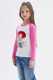 Polera Niña Toy Story Crudo