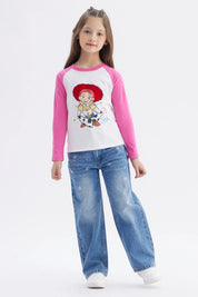 Polera Niña Toy Story Crudo