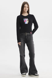 Polera Mujer Bt21 Negro