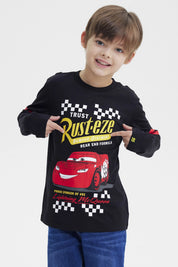 Polera Niño Cars Negro
