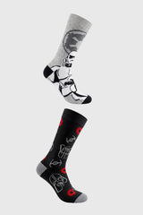 Calcetín Hombre Bipack Gris