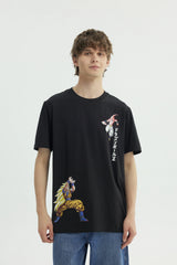 Polera Hombre Dragon Negro