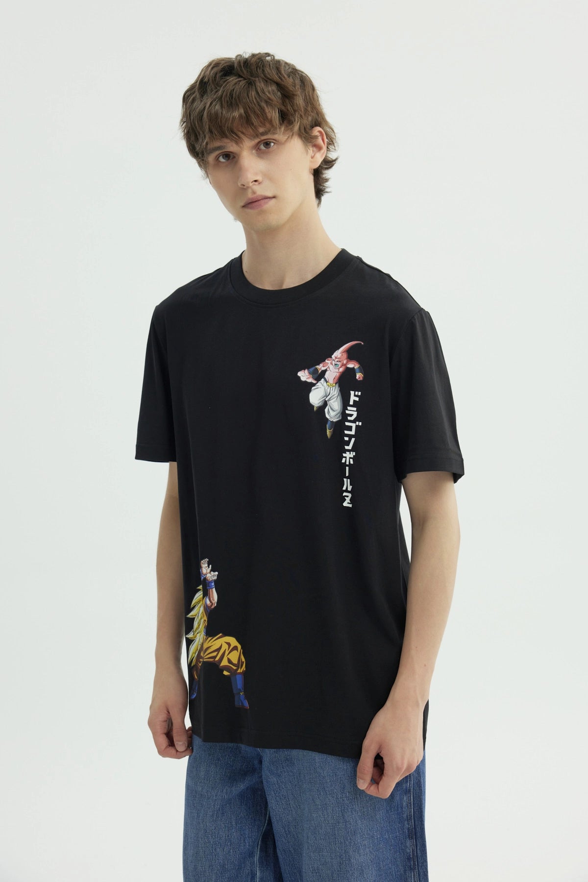Polera Hombre Dragon Negro