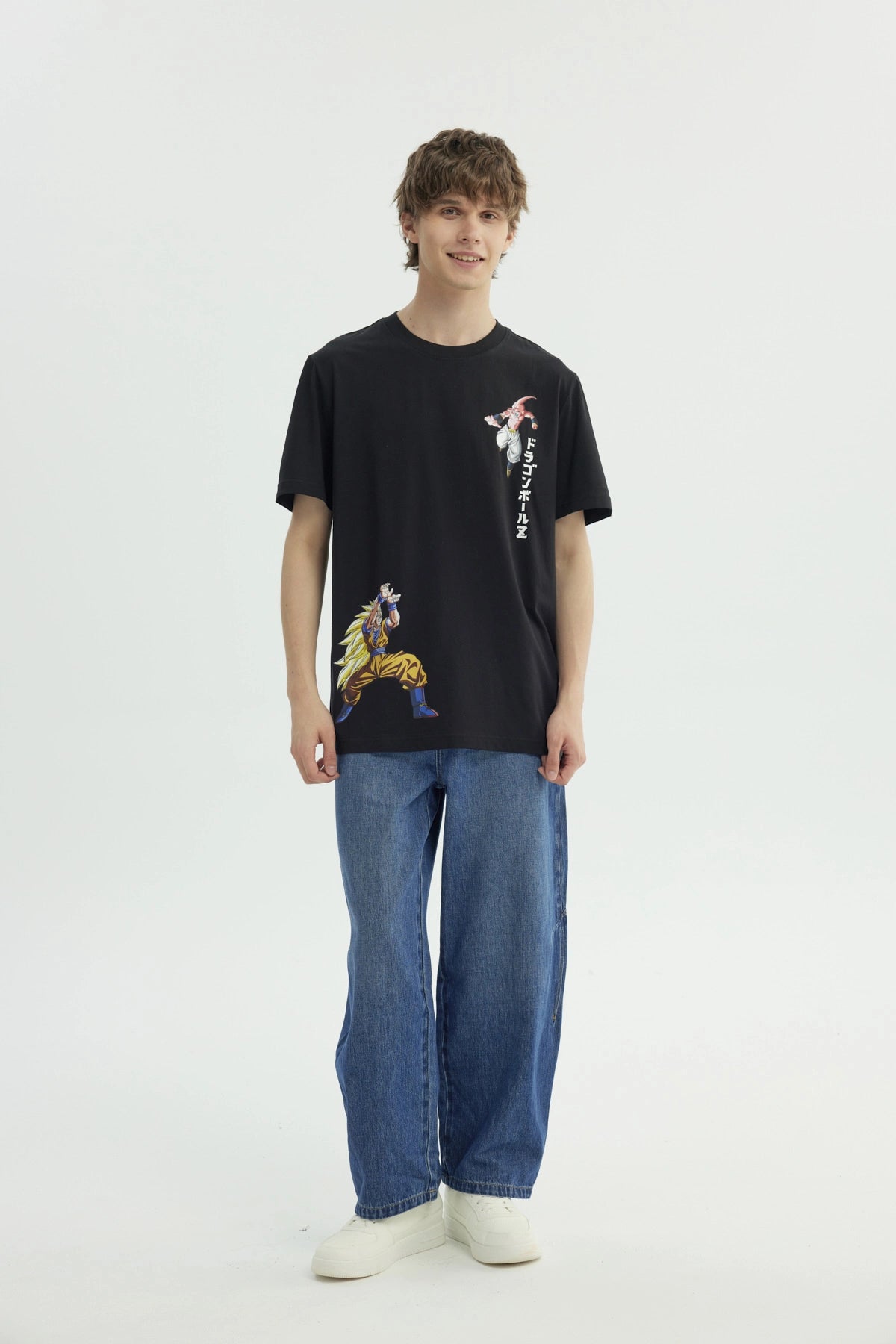 Polera Hombre Dragon Negro
