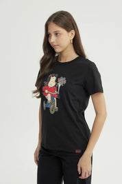 Polera Mujer Pequeña Lulu Negro