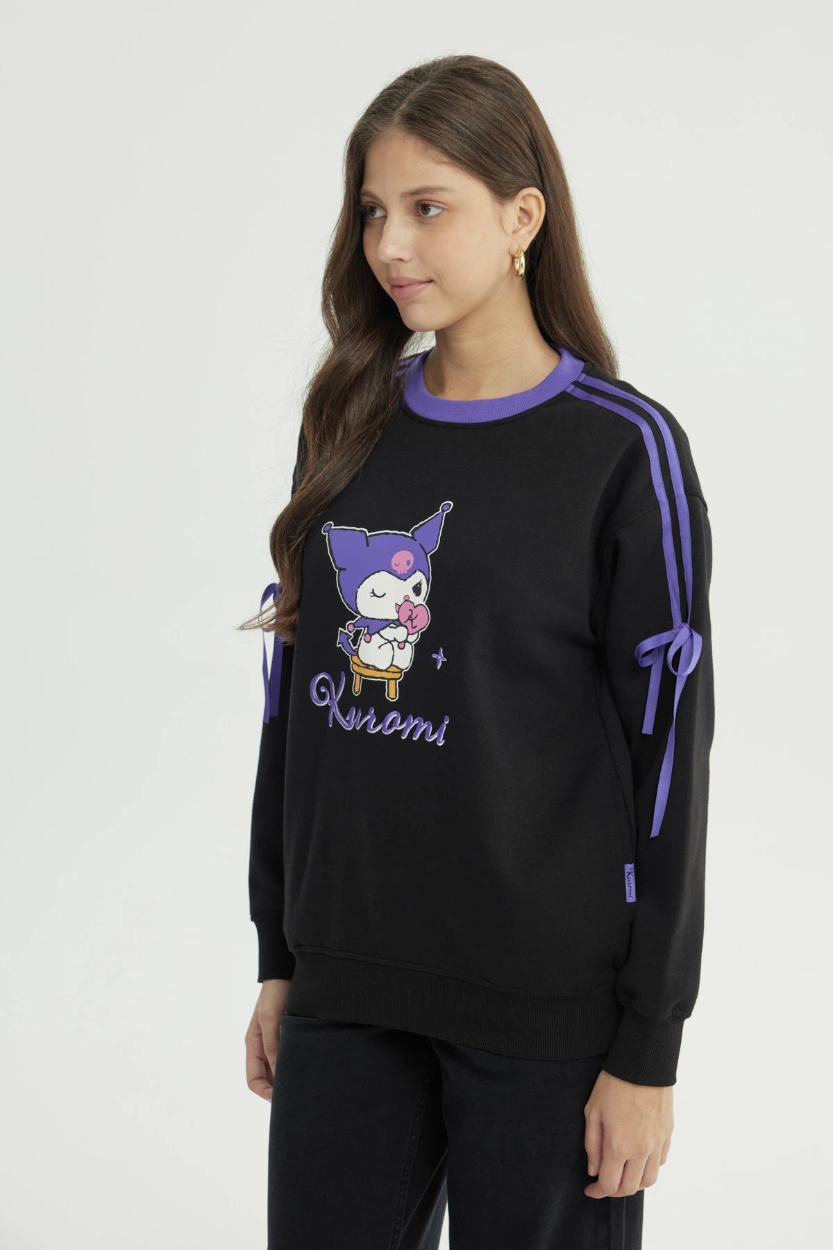 Polerón Mujer Kuromi Negro