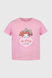 Polera Niña Hello Kitty Rosado