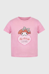 Polera Niña Hello Kitty Rosado