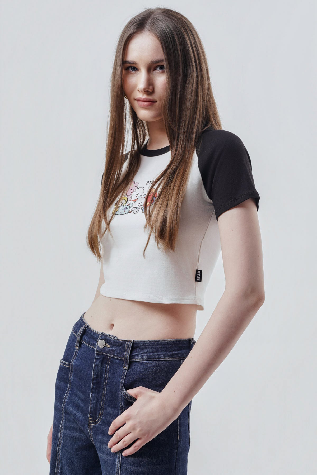 Polera Mujer Slim Fit Blanco