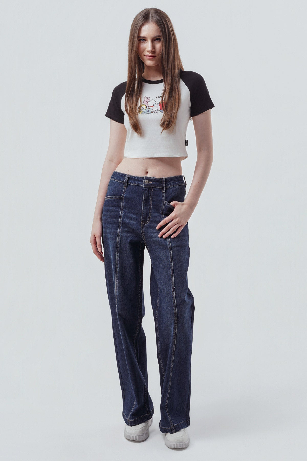 Polera Mujer Slim Fit Blanco