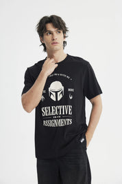 Polera Regular Hombre Negro