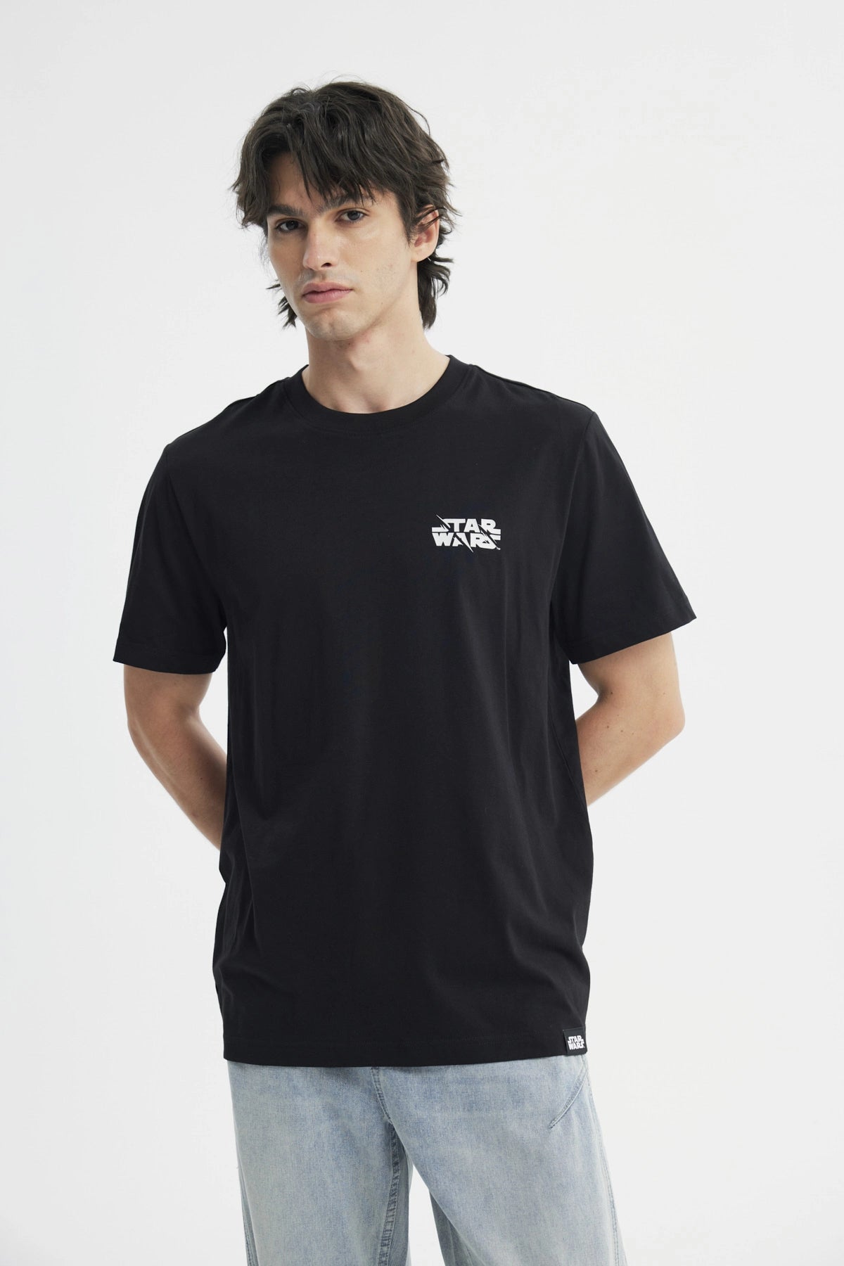 Polera Regular Hombre Negro