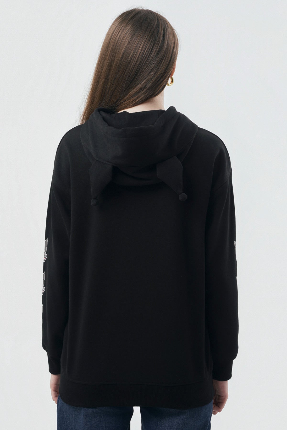 Polerón Regular Mujer Negro