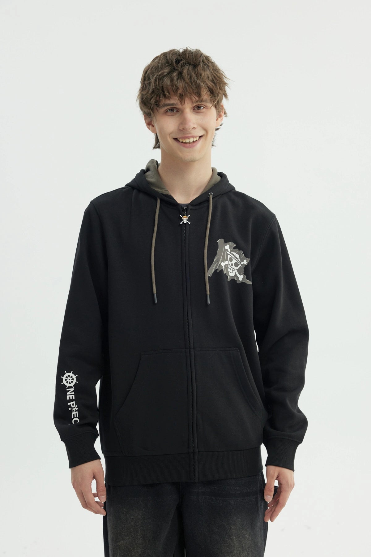Polerón Hombre One Piece Negro