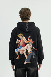 Polerón Hombre One Piece Negro
