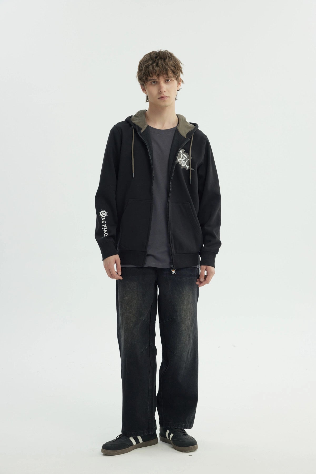 Polerón Hombre One Piece Negro