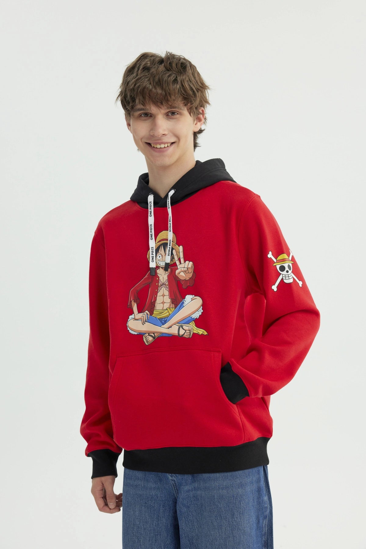 Polerón Hombre One Piece Rojo