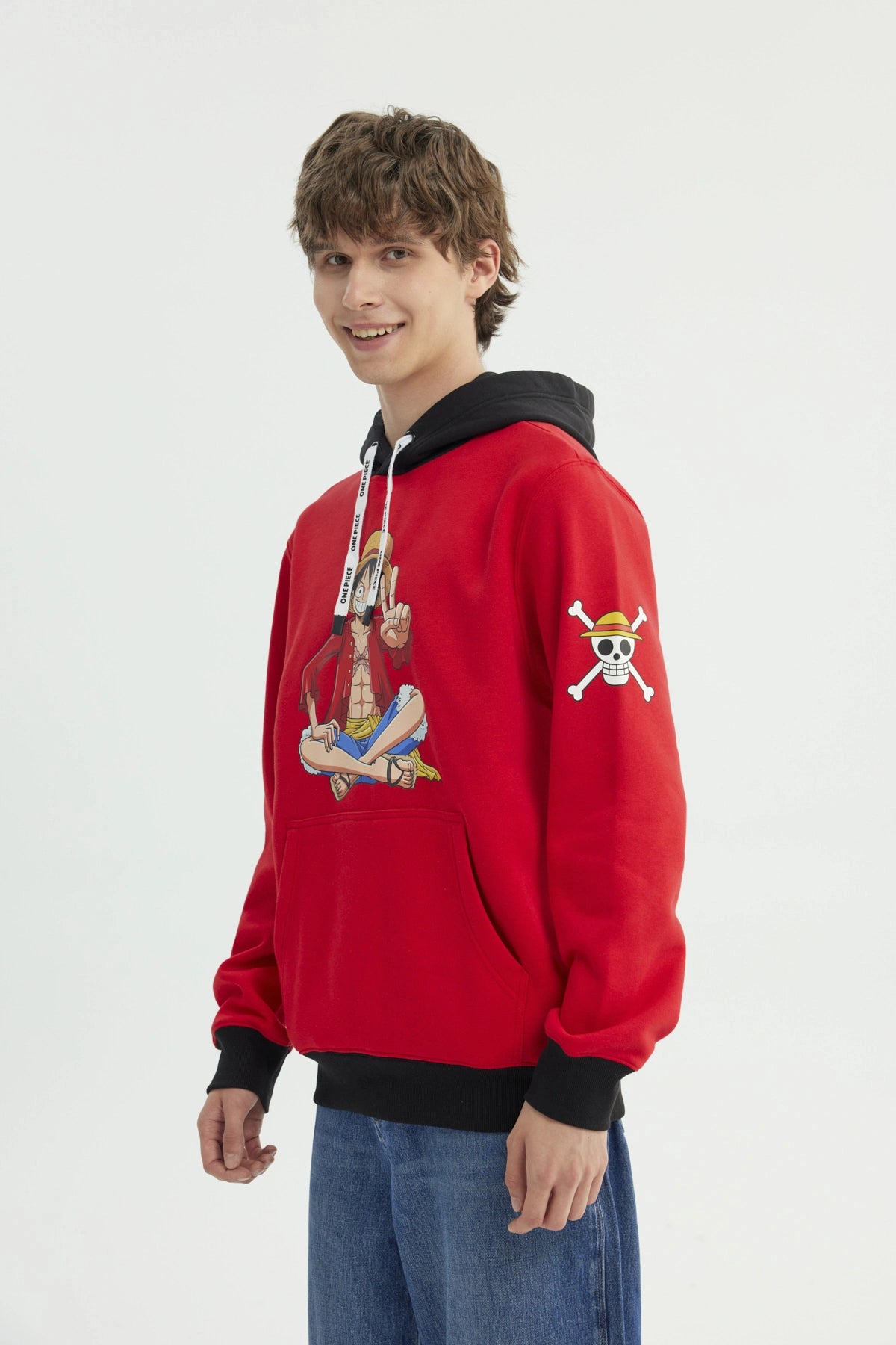 Polerón Hombre One Piece Rojo