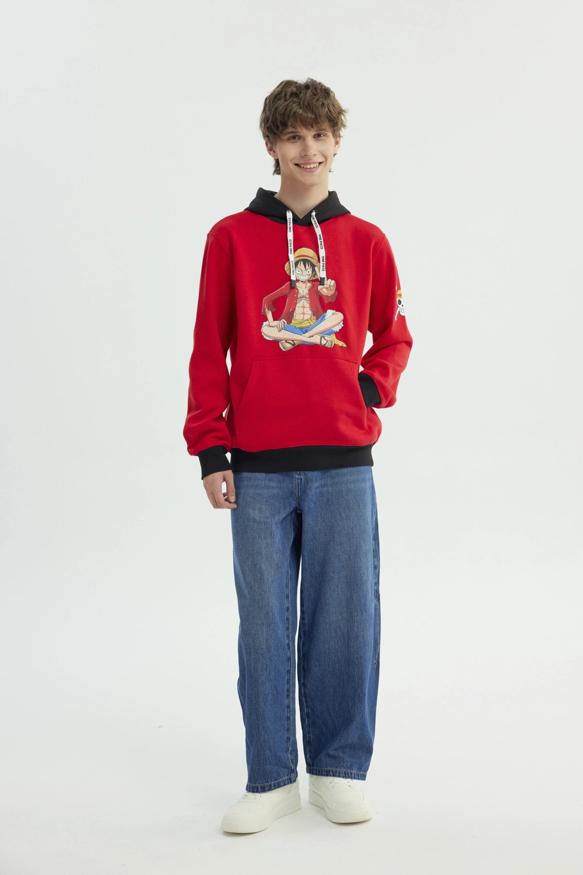 Polerón Hombre One Piece Rojo