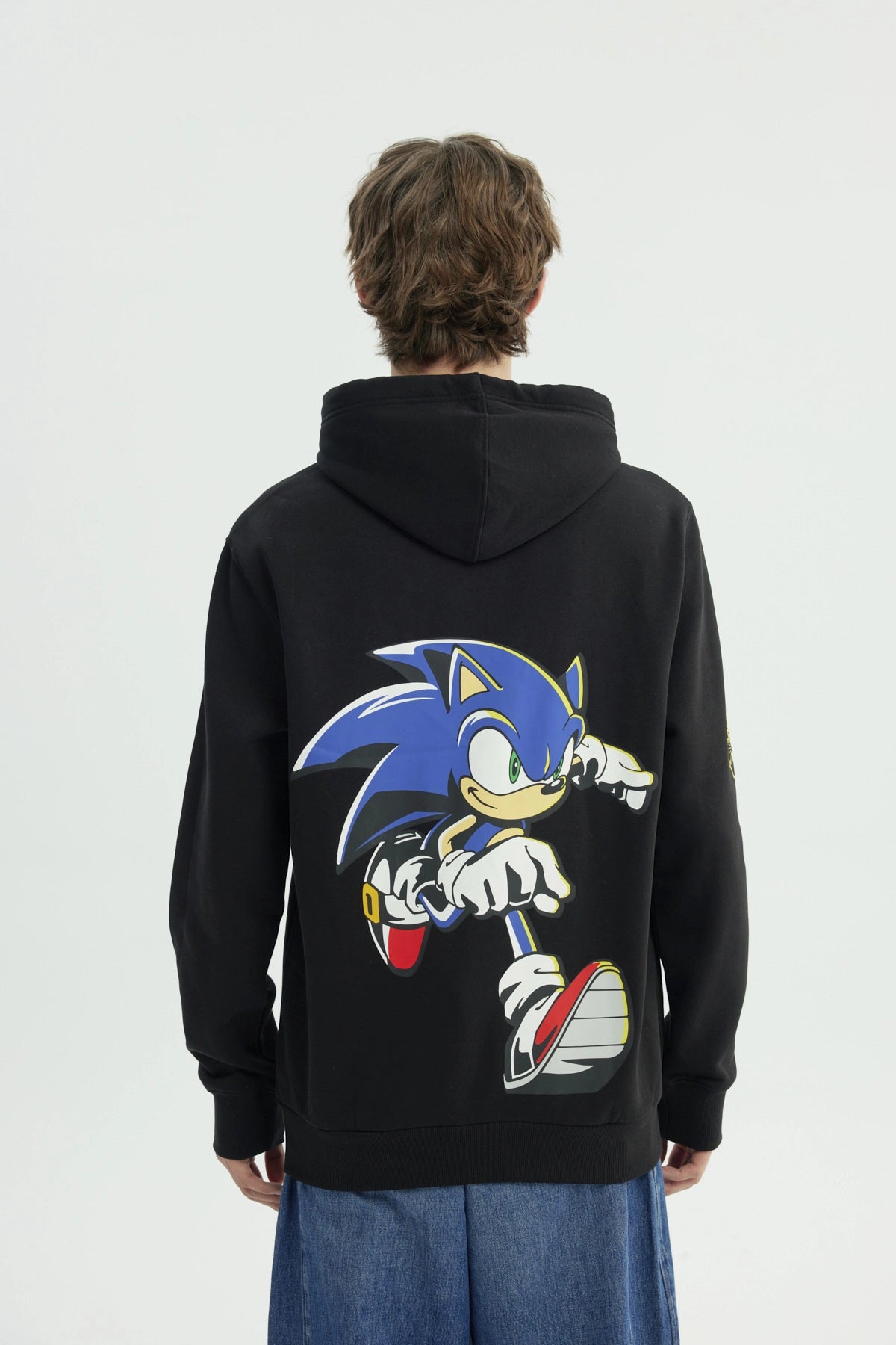 Polerón Hombre Sonic Negro
