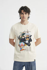 Polera Regular Hombre Beige