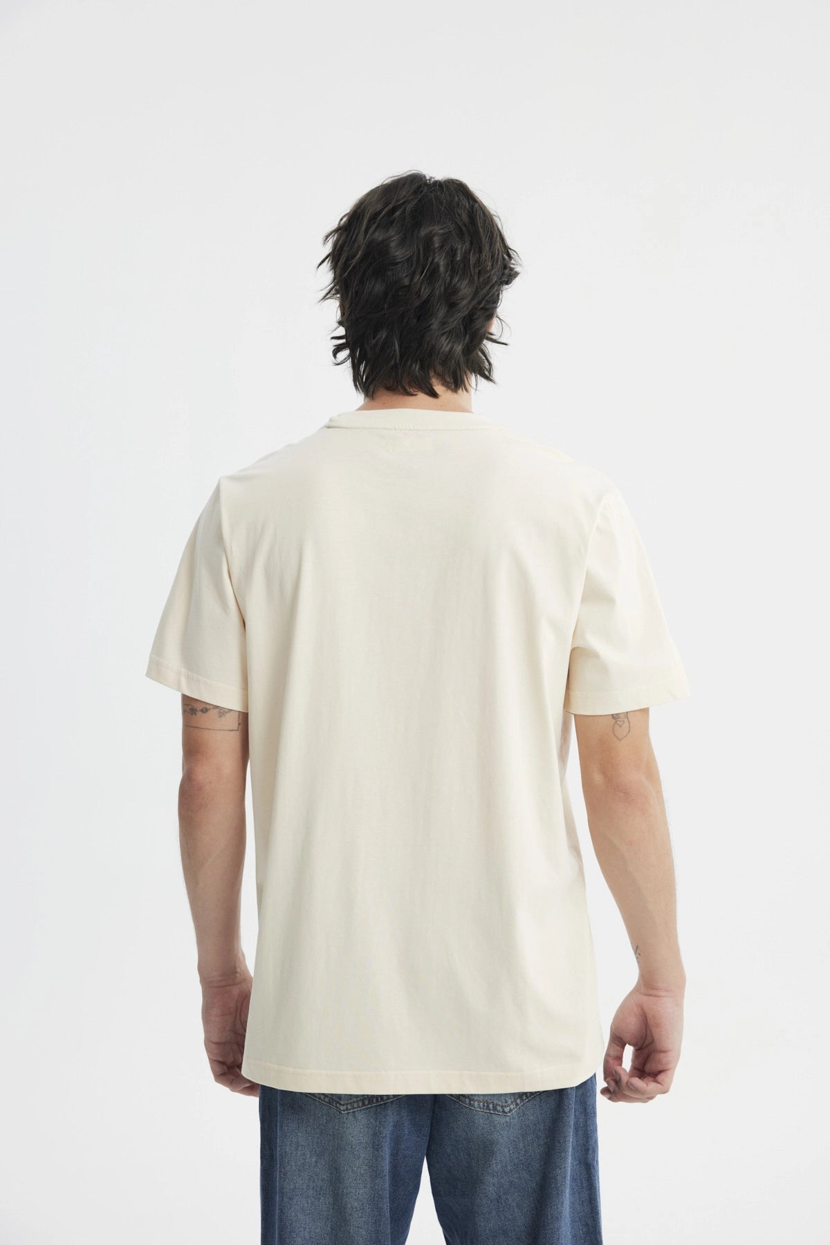 Polera Regular Hombre Beige