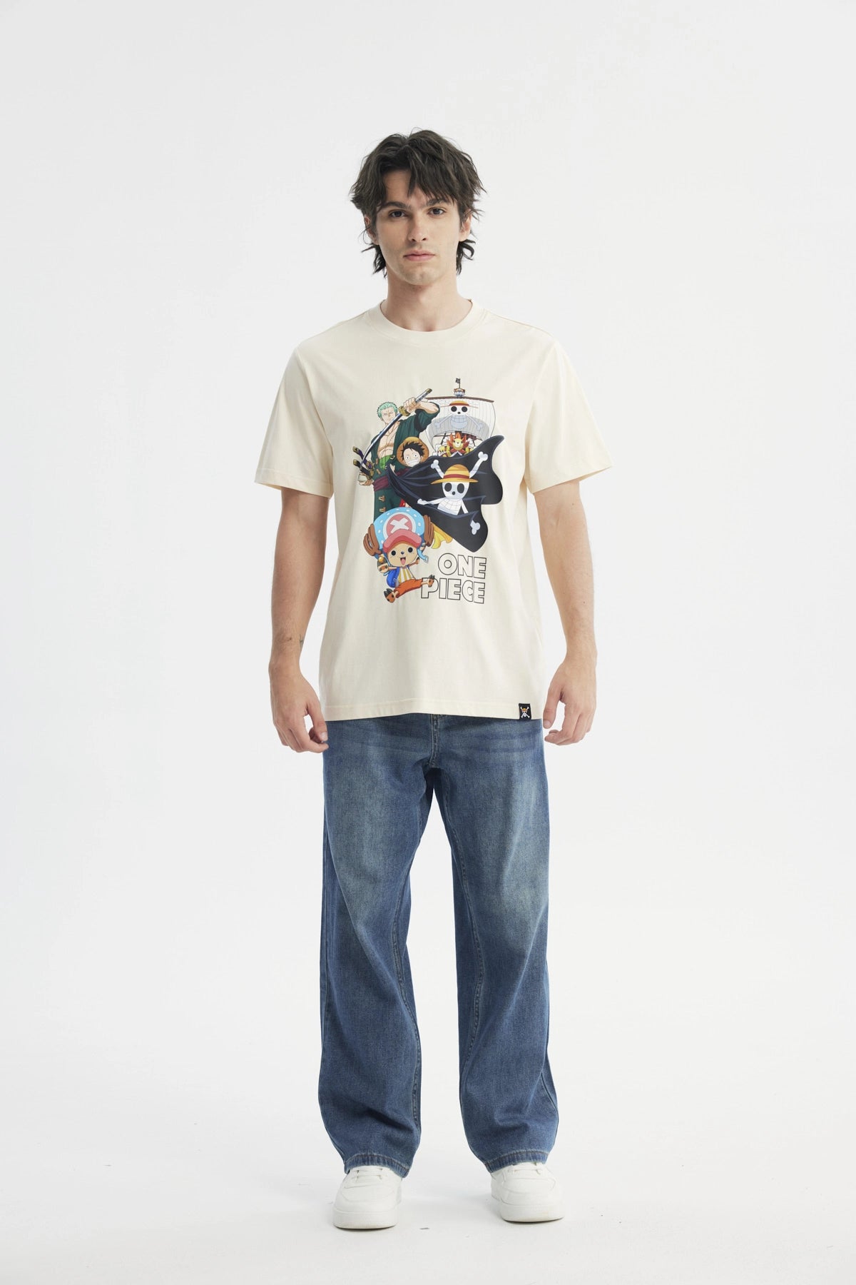 Polera Regular Hombre Beige