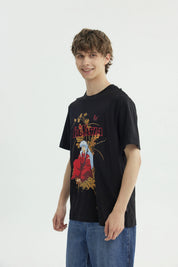 Polera Hombre Inuyasha Negro