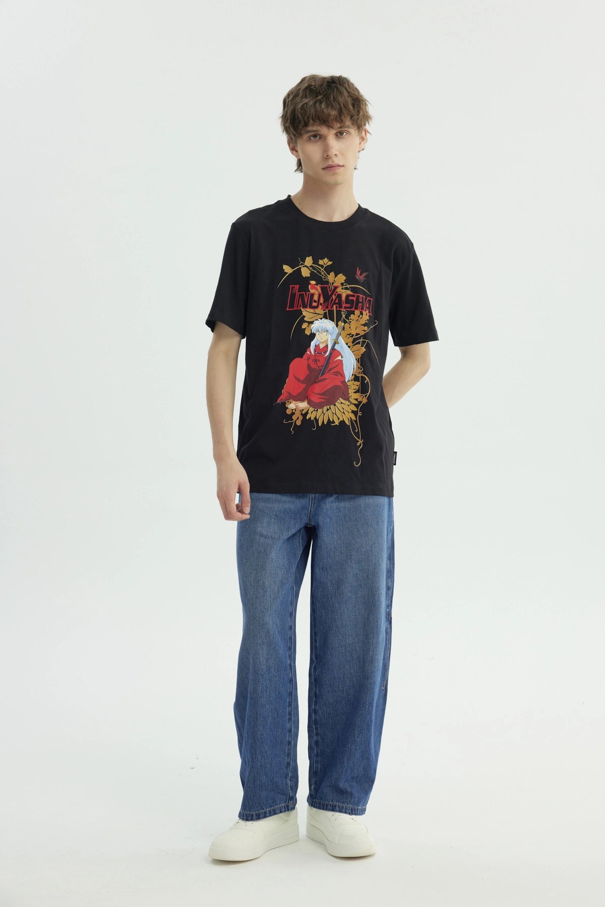 Polera Hombre Inuyasha Negro