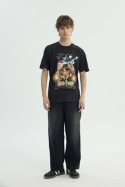 Polera Hombre Harry Potter Negro