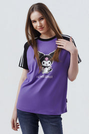 Polera Mujer Kuromi Violeta