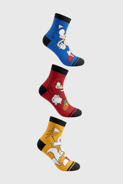 Calceta Deportiva Hombre Sonic Azul