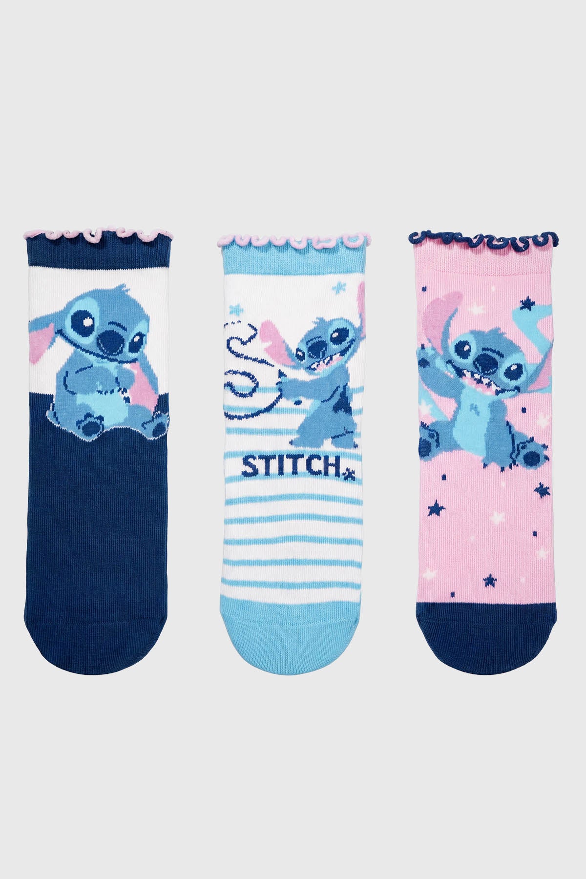 Calcetín Niña Lilo & Stitch Rosado