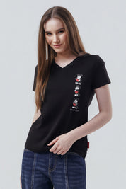 Polera Juvenil Mujer Negro