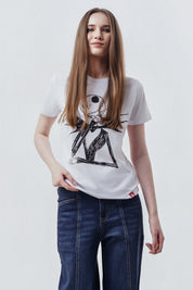 Polera Slim Mujer Blanco