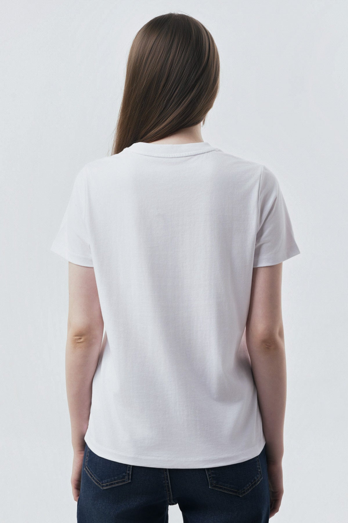 Polera Slim Mujer Blanco