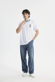 Polera Regular Hombre Supercampeones Blanco