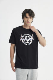 Polera Regular Hombre Negro