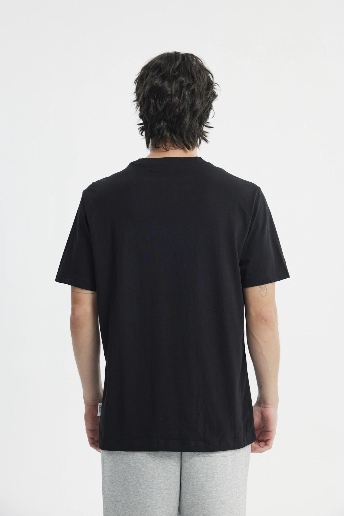 Polera Regular Hombre Negro