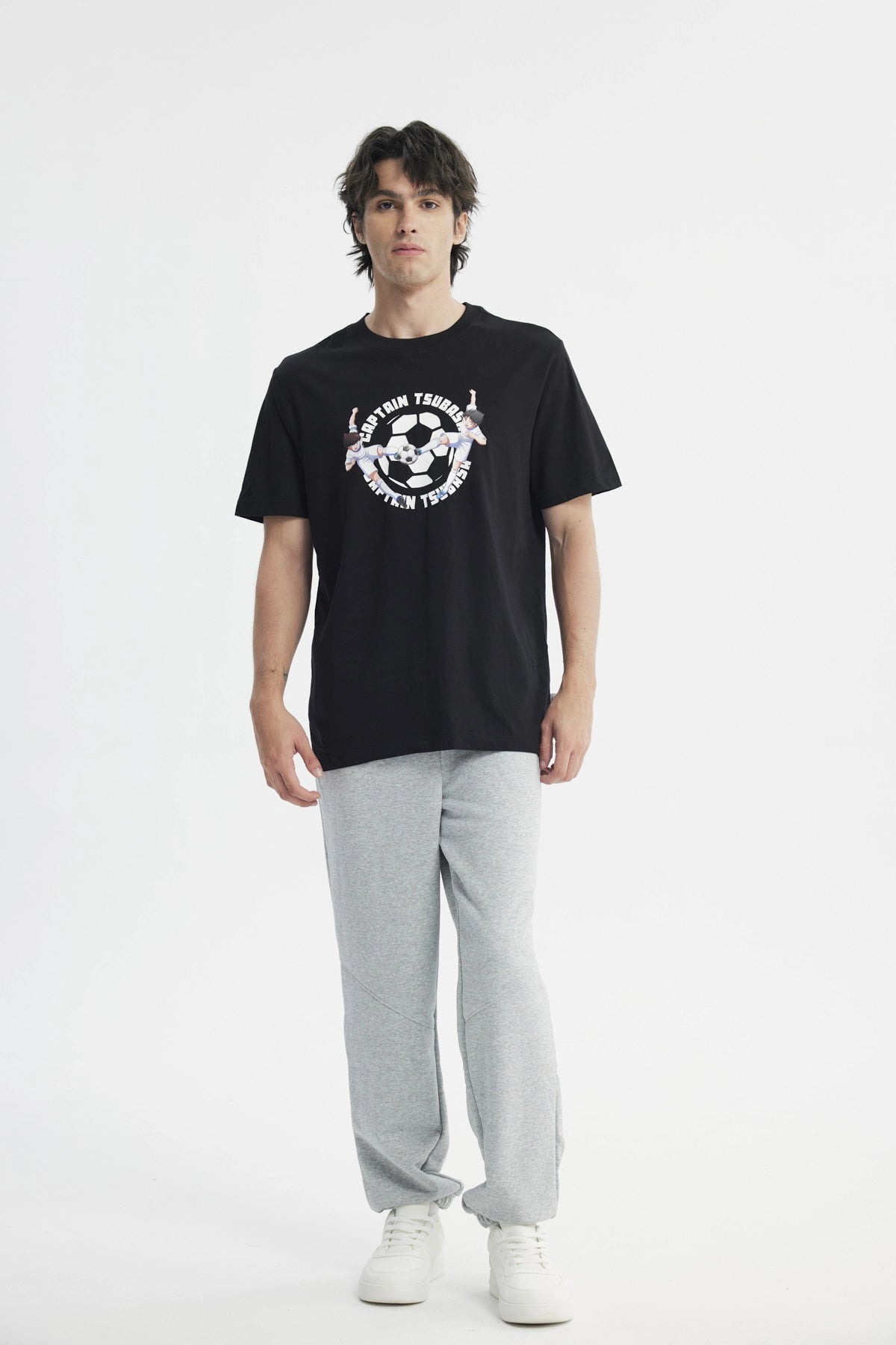 Polera Regular Hombre Negro