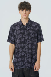 Camisa Regular Cuello Camisero Hombre One Piece Marengo
