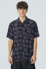 Camisa Regular Cuello Camisero Hombre One Piece Marengo