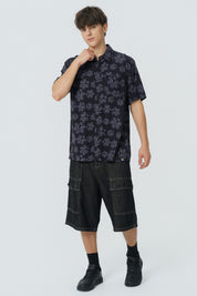 Camisa Regular Cuello Camisero Hombre One Piece Marengo