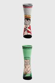 Calcetín Pack2 Hombre One Piece Gris Melange