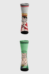 Calcetín Pack2 Hombre One Piece Gris Melange