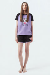 Pijama Mujer Kuromi Lila