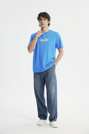 Polera Regular Hombre Supercampeones Azul