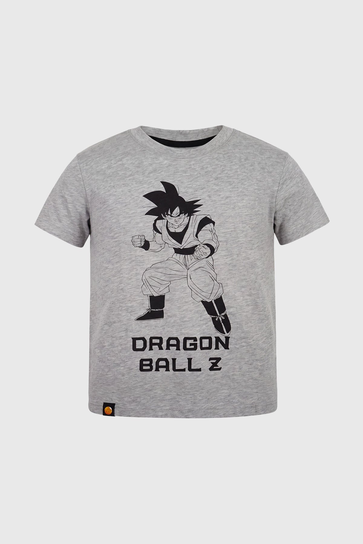 Polera Niño Regular Dragon Gris Melange