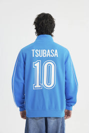 Polerón Regular Cuello Apoyado Hombre Supercampeones Azul