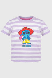 Polera Lilo & Stitch Niña Lila